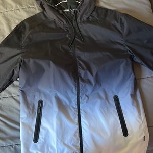 mens black/white csg jacket size L